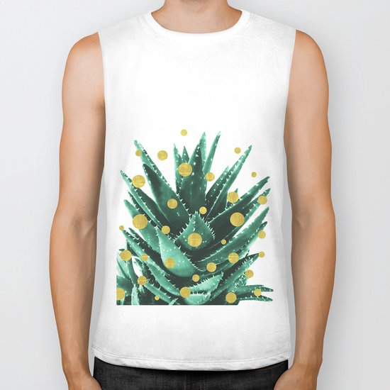 Christmas Succulent Biker Tank