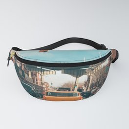 Nostalgic Downtown Brooklyn in Color Photograph Fanny Pack