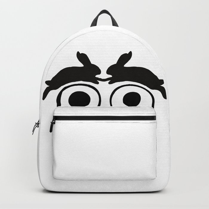 Double Rabbits Eyes Backpack