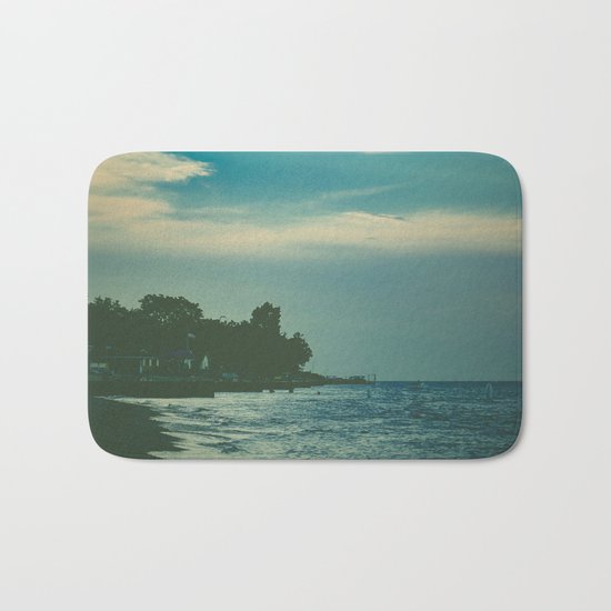 Good Bye Blue Sky Bath Mat