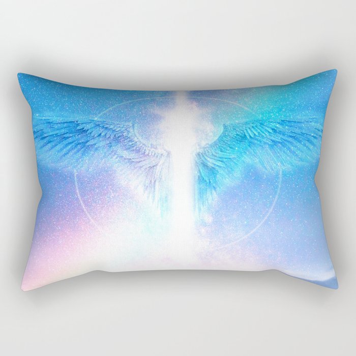 Archangel Michael The Protector Rectangular Pillow