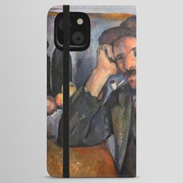 Paul Cezanne - Smoker iPhone Wallet Case