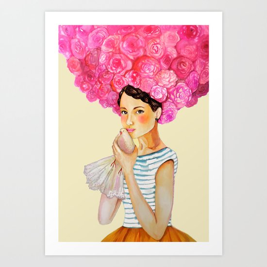 Audrey Art Print