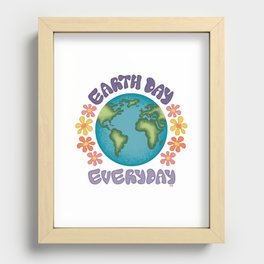 earth day Recessed Framed Print