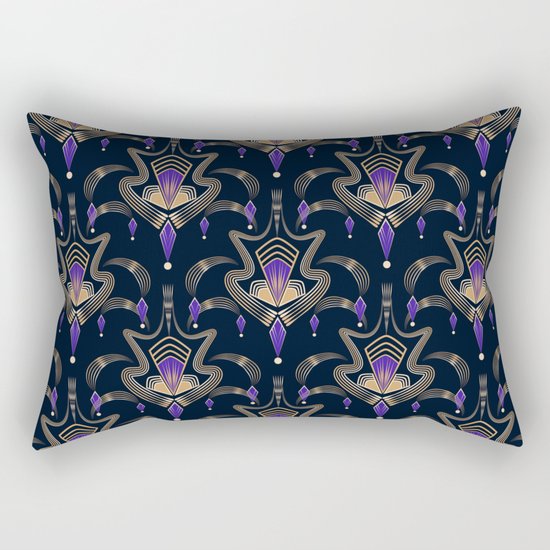 Art Deco 33. "Sophia" Rectangular Pillow
