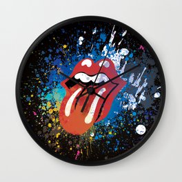 Rolling Stones III Wall Clock