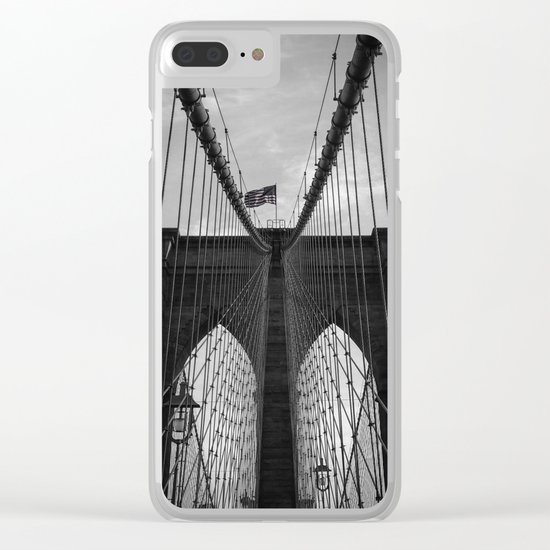 Brooklyn Bridge Clear iPhone Case