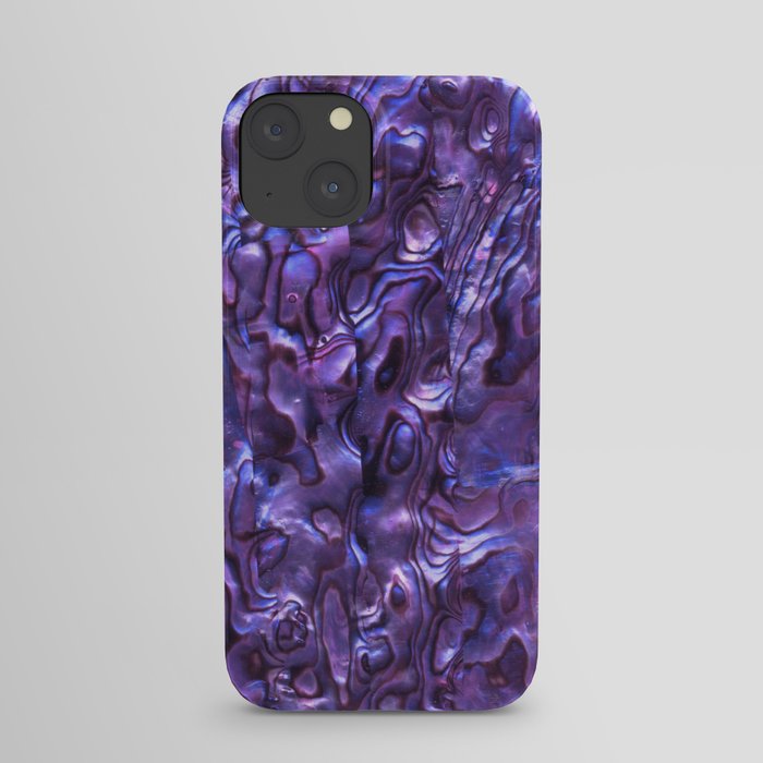 Abalone Shell | Paua Shell | Sea Shells | Patterns in Nature | Violet Tint | iPhone Case