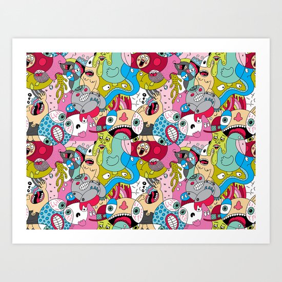 Seamless, Endless Art Print