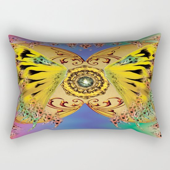 The dance of the butterfly Rectangular Pillow