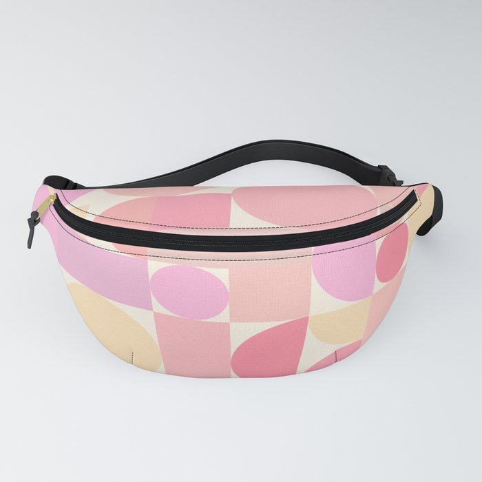 Retro Geometric Abstract Art Tropical 1 Fanny Pack
