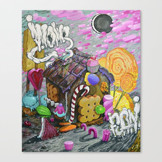 candy house Canvas Print