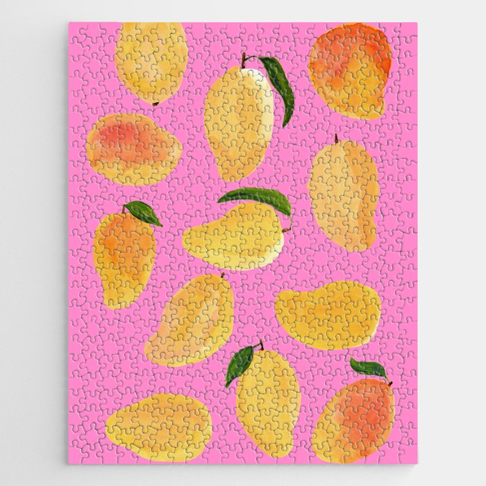 Mangoes in Watercolor Jigsaw Puzzle