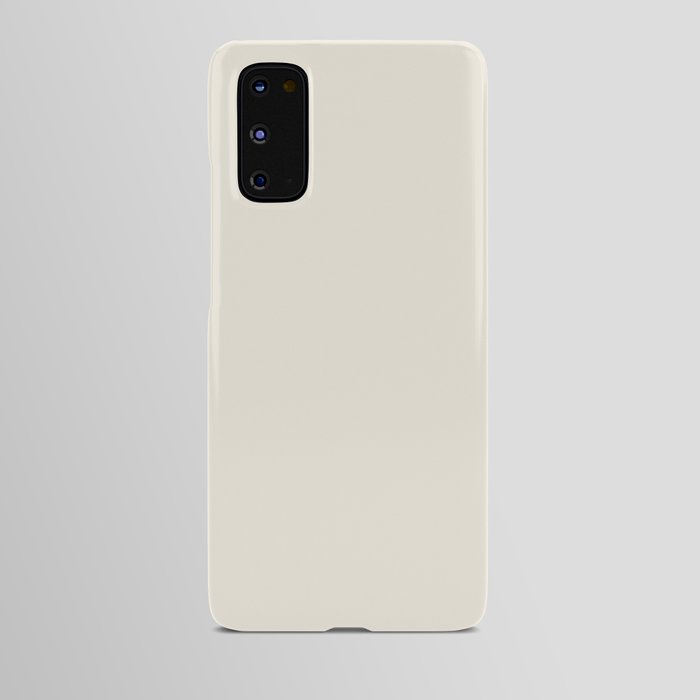 Off-White - Rice Paper - Warm Cream Ultra Pale Yellow Solid Color Parable to Behr Papier Blanc HDC-N Android Case