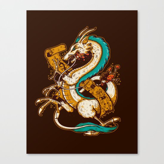 SPIRITED CREST Canvas Print