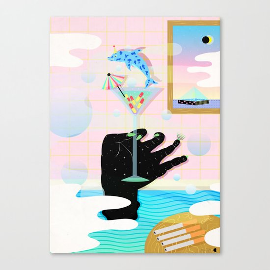 get weird Canvas Print