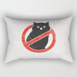 No Owls Rectangular Pillow