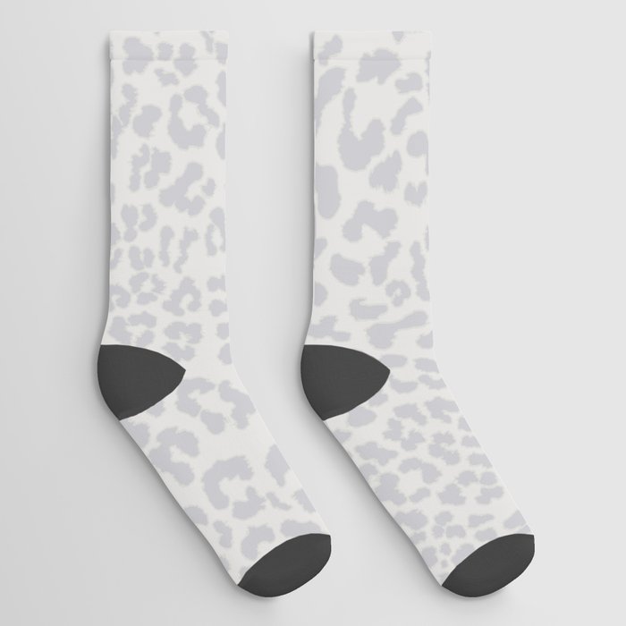 Snow Leopard Print Socks
