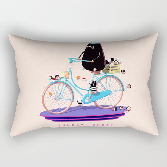 Sunday Funday Rectangular Pillow