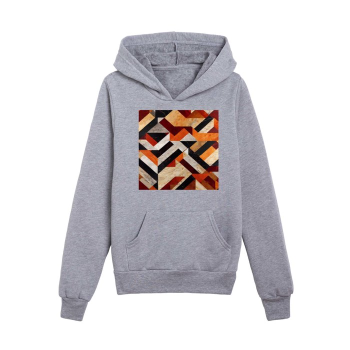 Fancy Decorative Abstract Art 06 Kids Pullover Hoodie