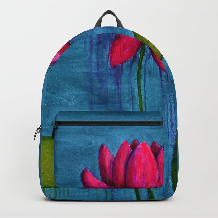 Pink Lotus Backpack