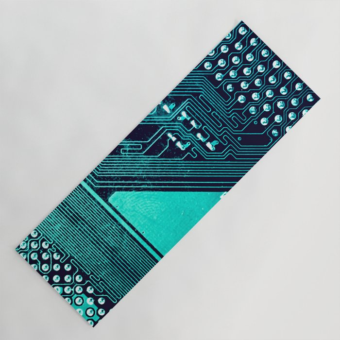 Circuit board Yoga Mat