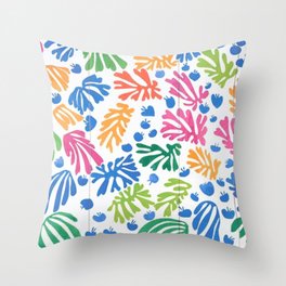 The Parakeet and the Mermaid by Henri Matisse Throw Pillow