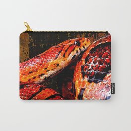 Grunge Coiled Corn Snake Carry-All Pouch