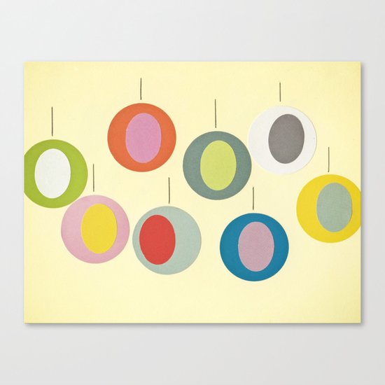 Christmas Baubles Canvas Print