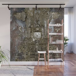 Steampunk Space Transport Wall Mural