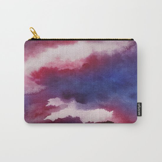 Clouds - abstract watercolor 01 Carry-All Pouch