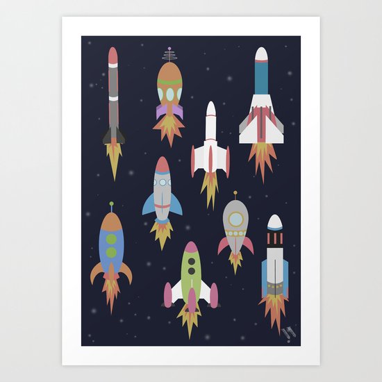 Rockets! Art Print