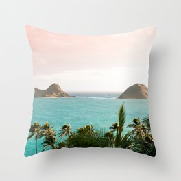 Nā Mokulua Throw Pillow