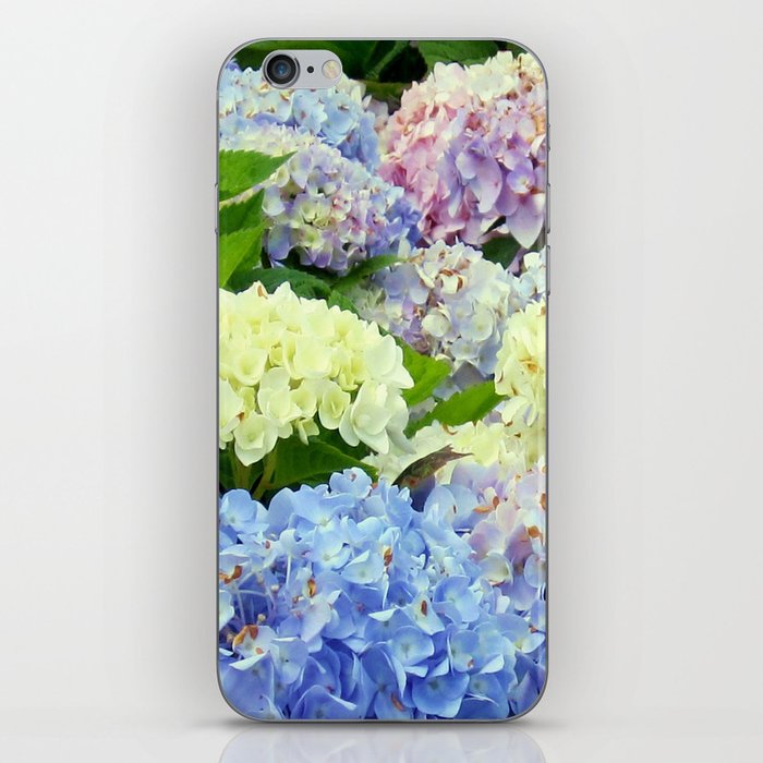 Hydrangea Flowers Mix iPhone Skin