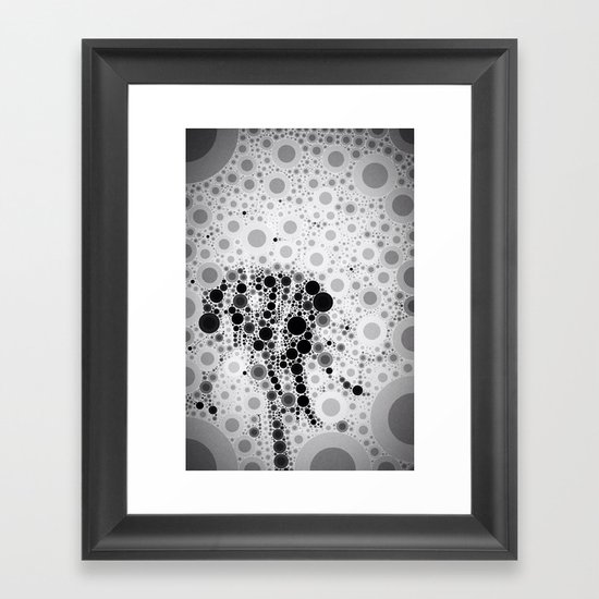 Dandelion kringles Framed Art Print