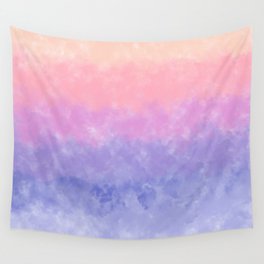 lavender watercolor wall tapestries