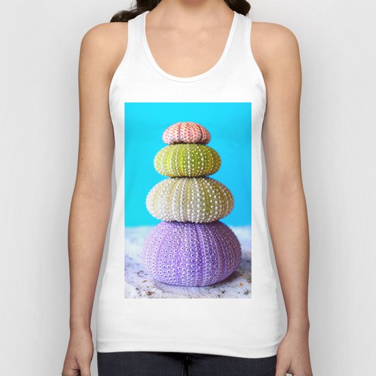 Oursin color coquillage Unisex Tank Top