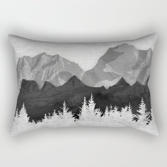Layered Landscapes Rectangular Pillow
