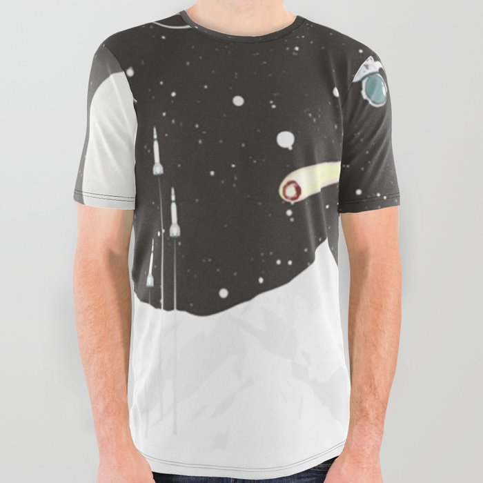 Space All Over Graphic Tee