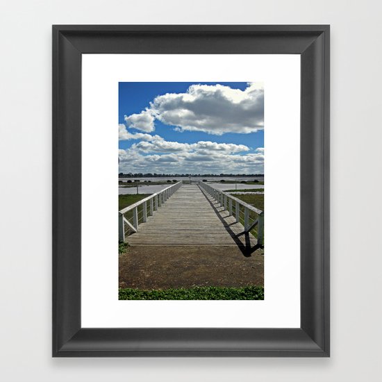 Natimuk Pier Framed Art Print