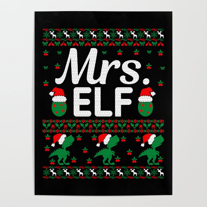 ugly christmas sweater Poster