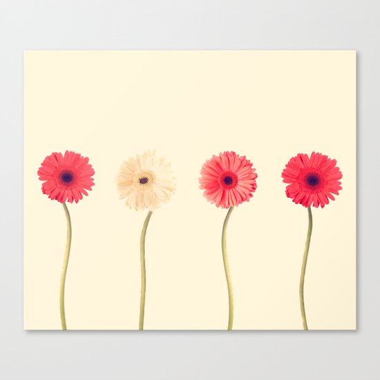 Technicolour Flowers Canvas Print
