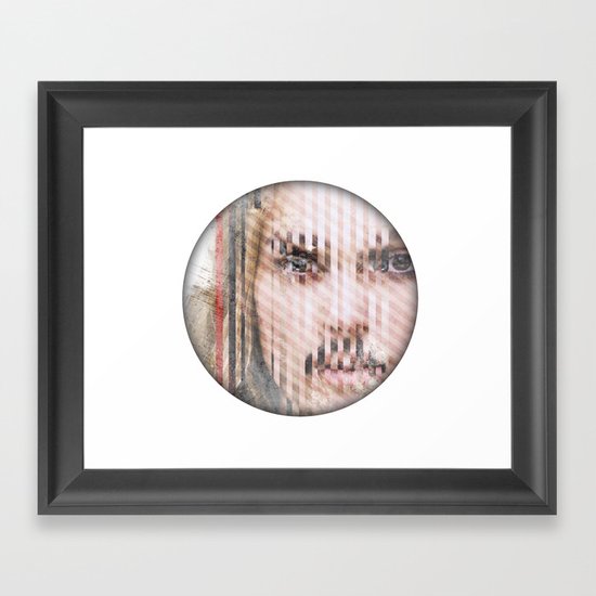 binary Framed Art Print