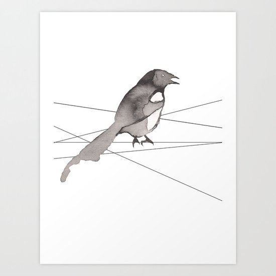 Crow Art Print