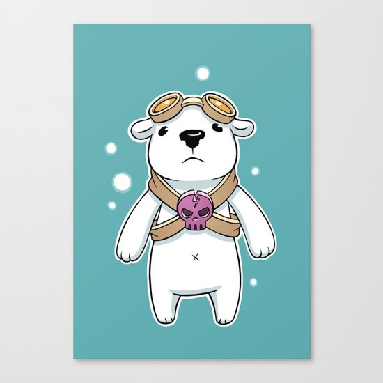 Polar Pilot Canvas Print