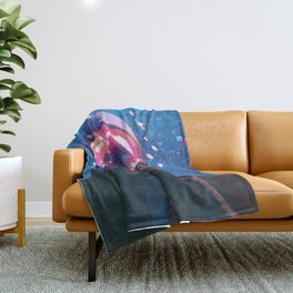 Astronaut in Love Throw Blanket