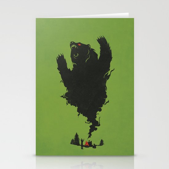 .. and There was Fire in its Eyes Stationery Cards