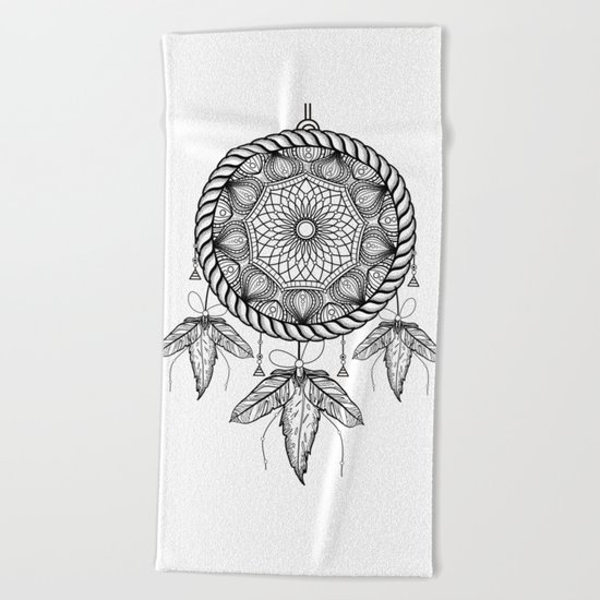 Totem Beach Towel