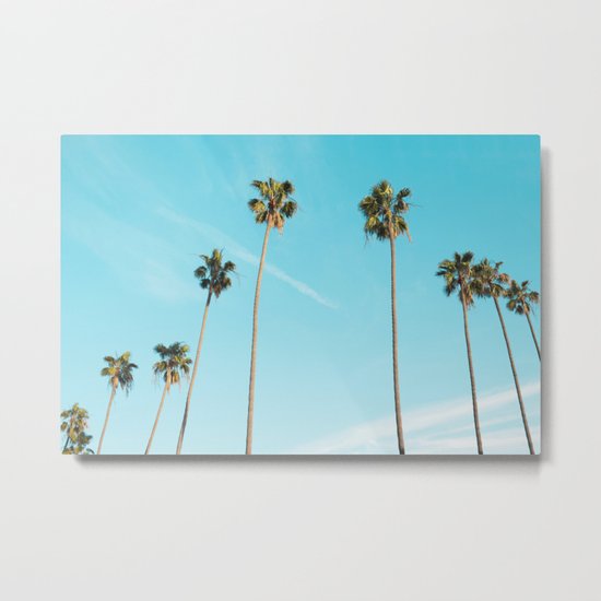 Palm Tree Sunshine Metal Print