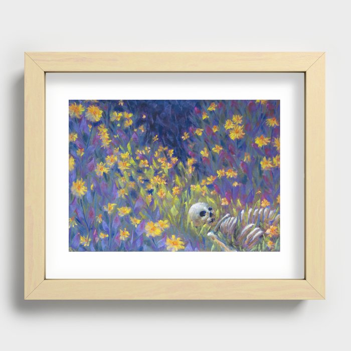 Pushing Daisies Recessed Framed Print